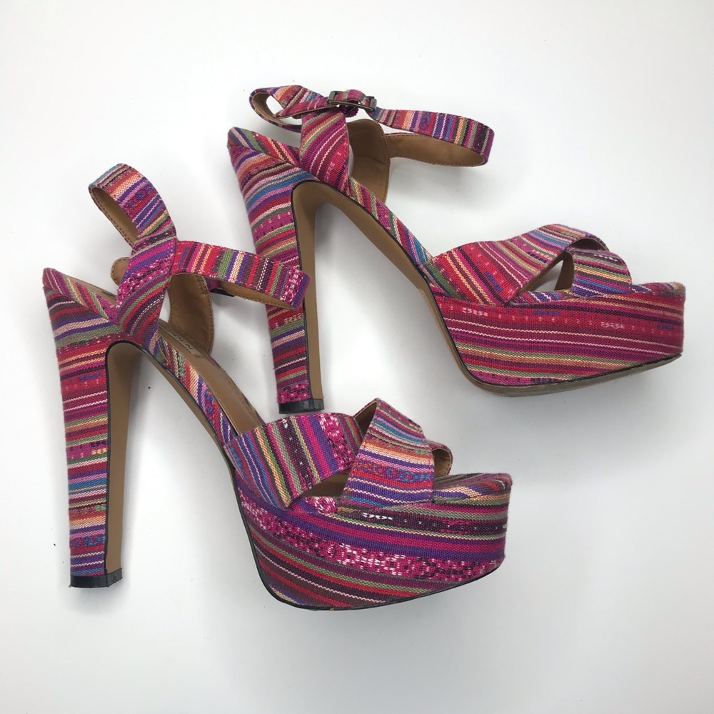 Steve Madden Stripe Heels